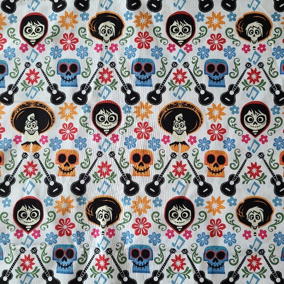 BTY Disney Coco Guitar Toss Cotton Fabric CP67006 Springs Creative - Picture 1 of 12